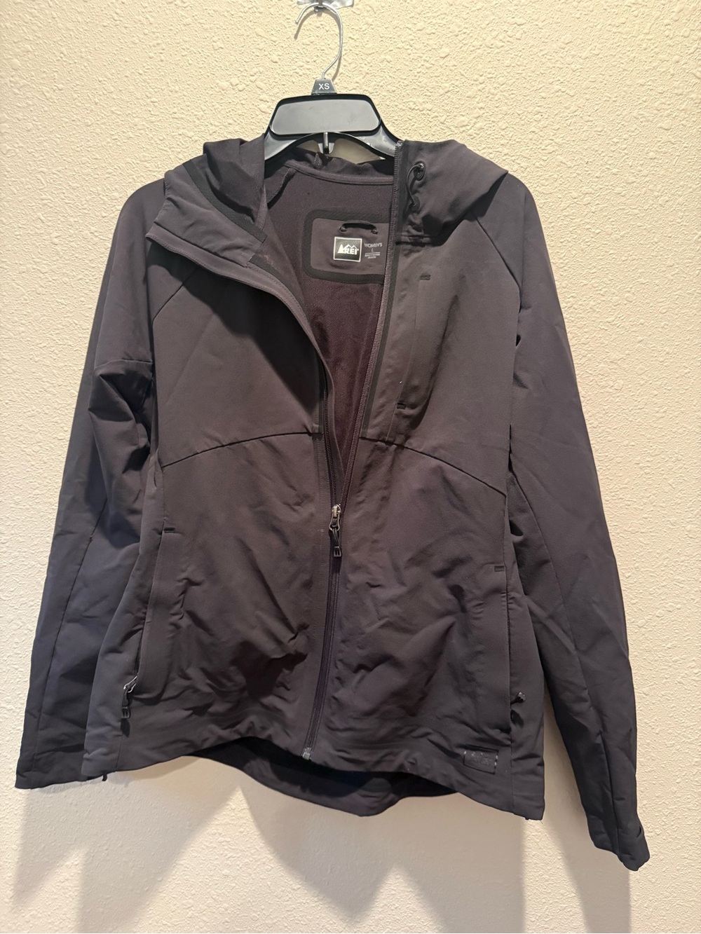REI Women's Black Hooded Ski Jacket